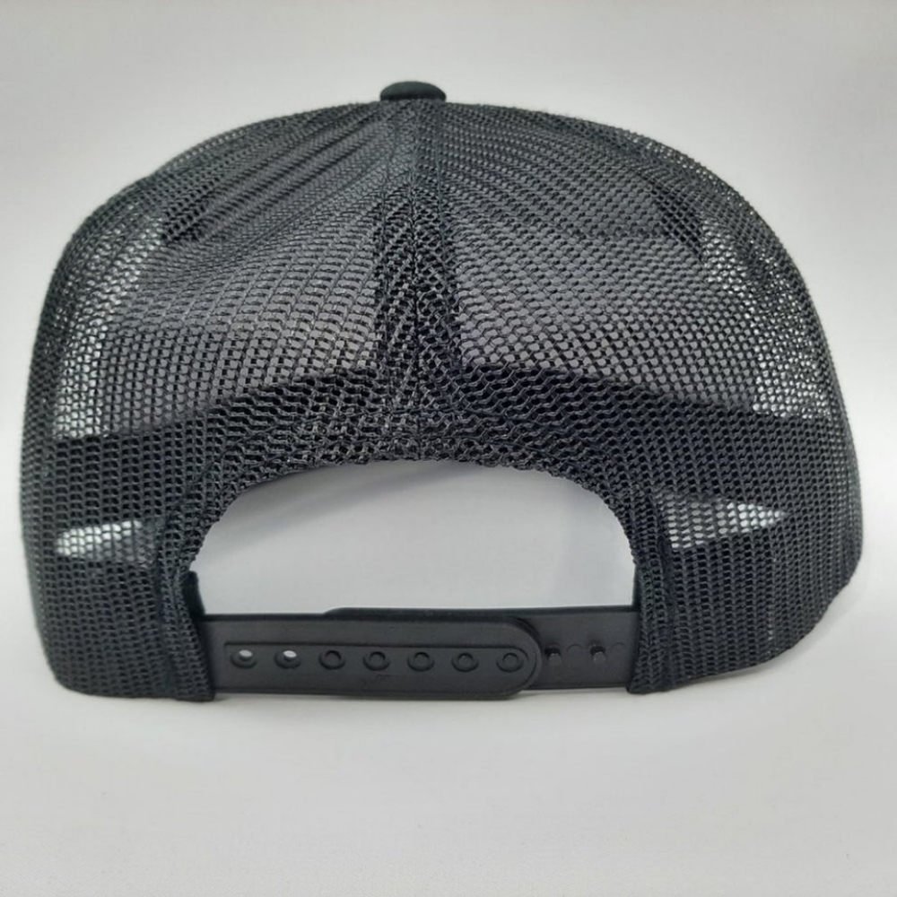 Baltimore Orioles Flat Bill Trucker Mesh Snapback Cap Hat Black Baseball Sports - Picture 5 of 5